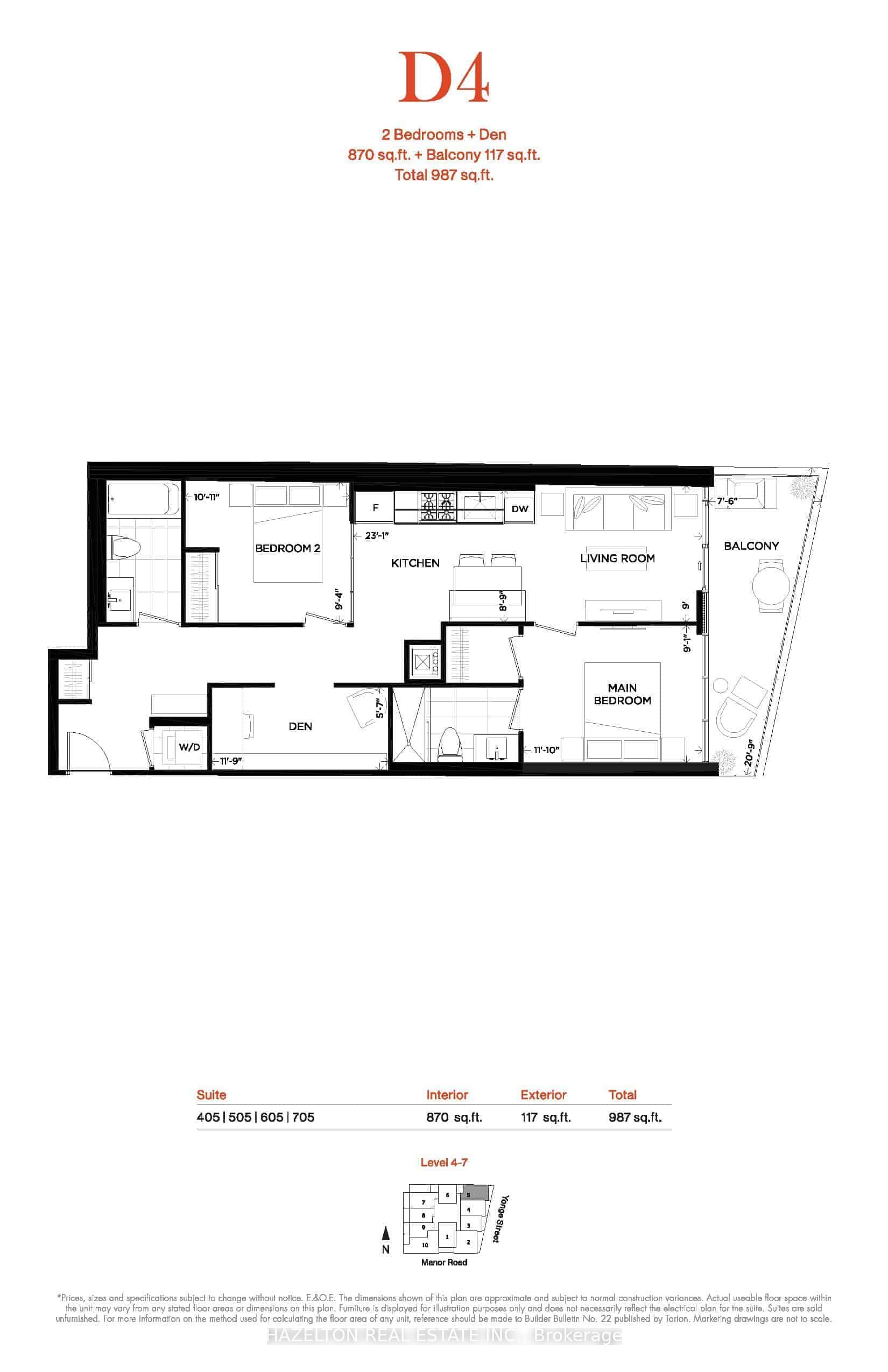 Unit 605 - 8 Manor Road W, Toronto 2