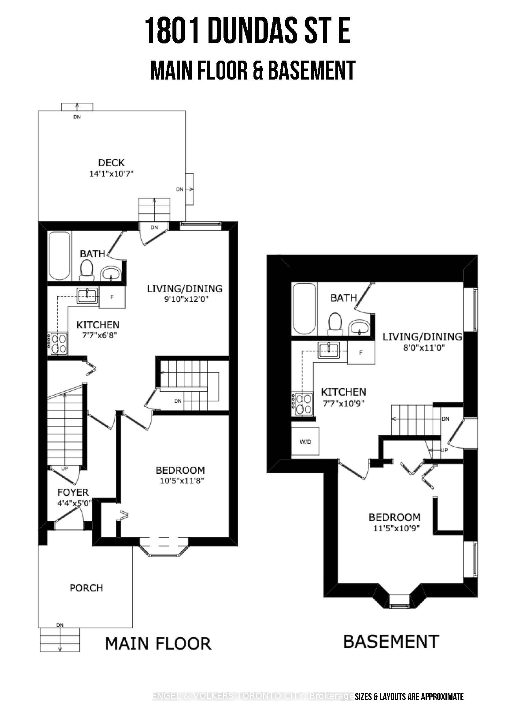 Unit Main & Basement - 1801 Dundas Street E, Toronto 3