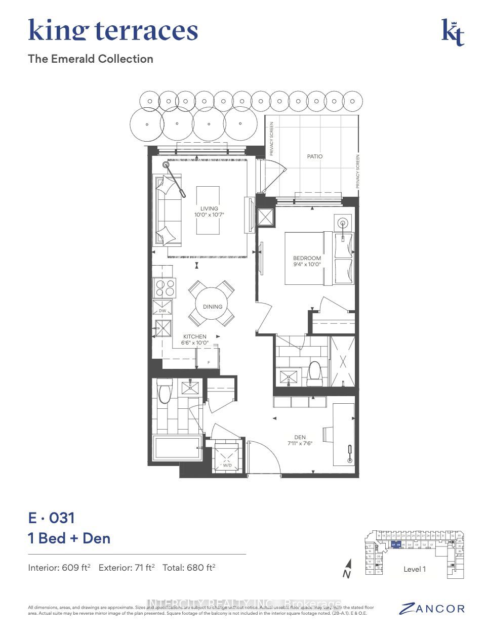 Unit 107 - 2075 King Road, King 2