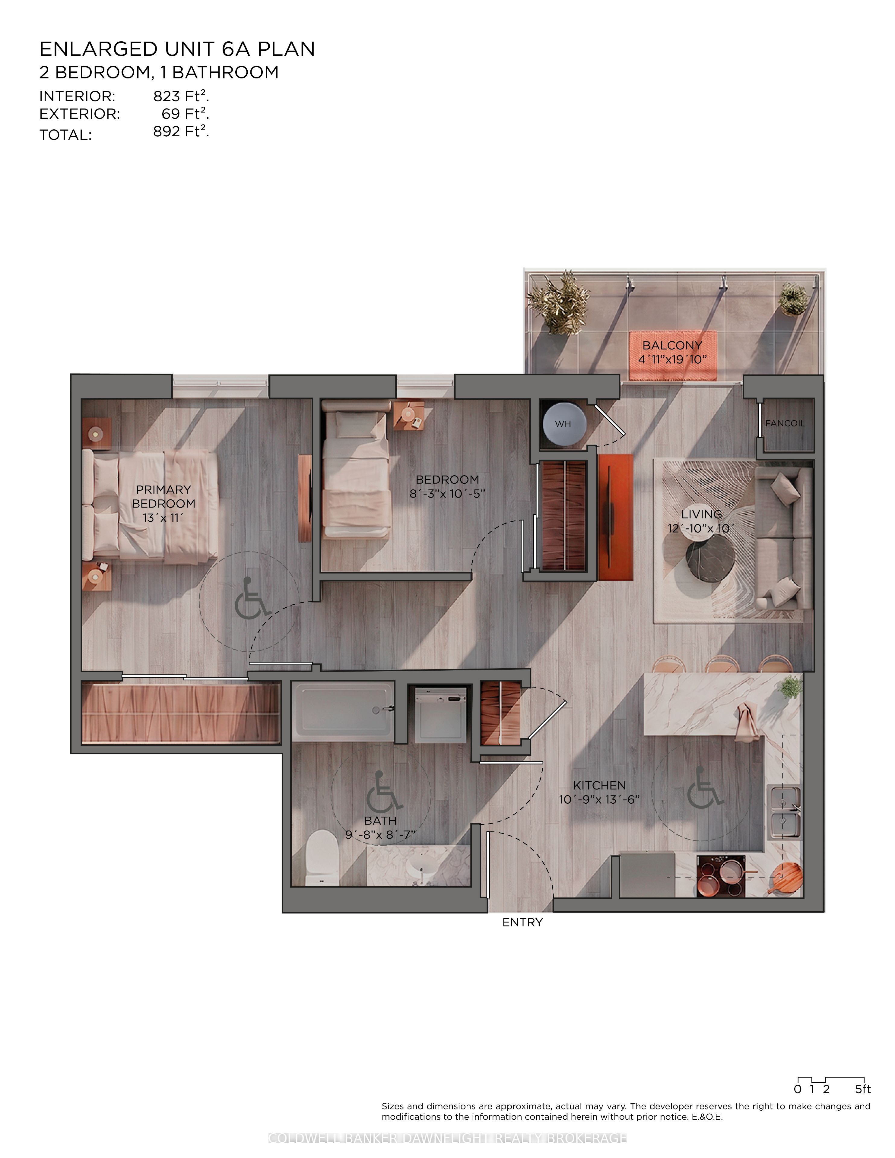 Unit Unit 6A-204 - 18 Centre Street, Bluewater 4